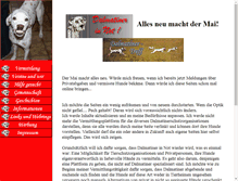 Tablet Screenshot of dalmatiner-in-not.de